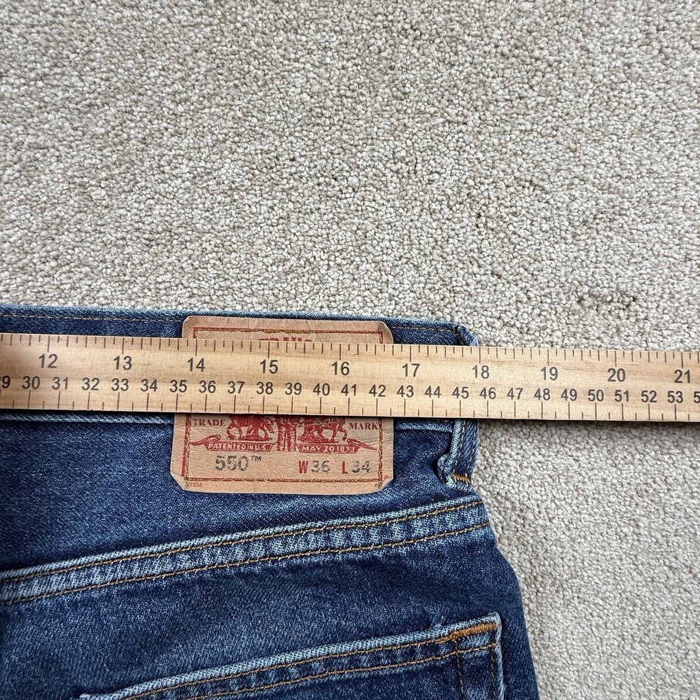Levi's 550‎ Men's 36x34 Relaxed Fit Jeans Blue - Picture 9 of 11